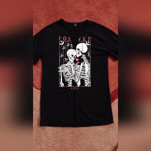 Medium Black Graphic Tshirt Dress